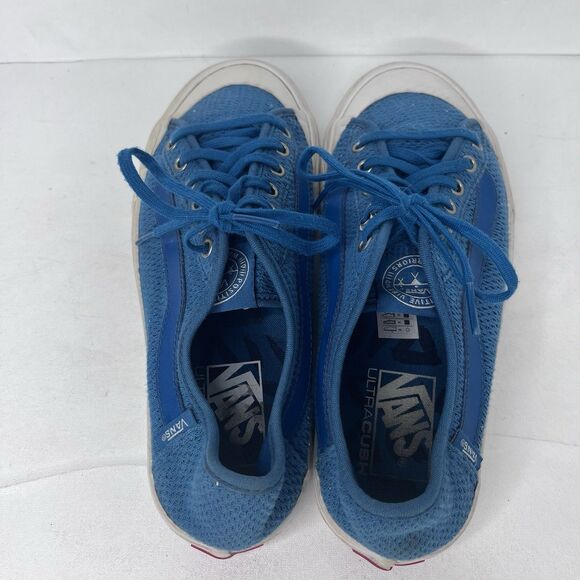 Vans Positive Vibes Warriors Blue Mesh Ultracush Skate Shoes Womens Size 7.5 - Picture 3 of 16